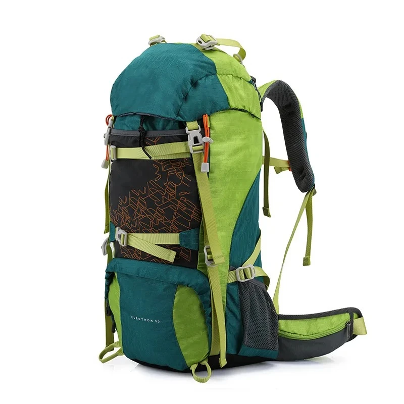 

Outdoor hiking bag waterproof nylon large capacity backpack for men and women travel camping sports travel trekking bag 50L