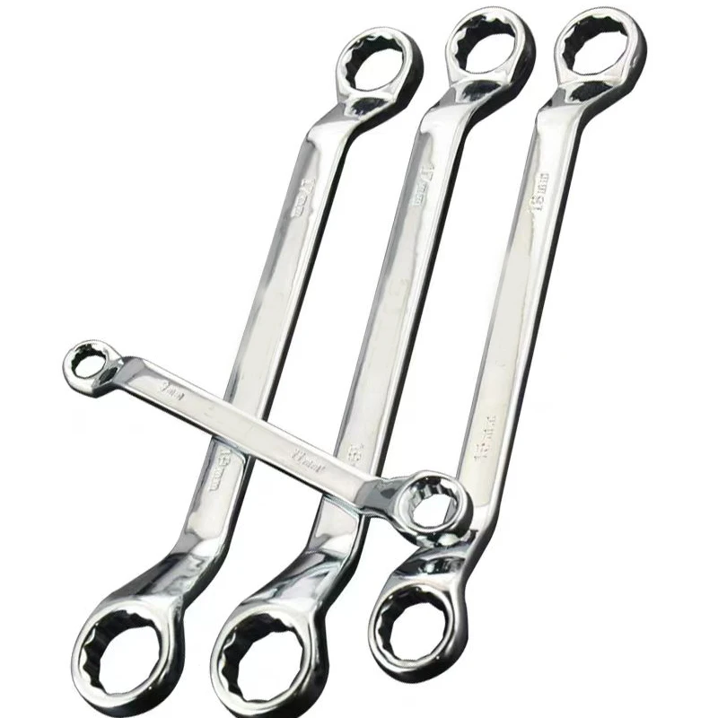 Multifunctional Double-ended Spanner Double Head Box End Wrench Heat Treated Hardened Offset Ring Spanner