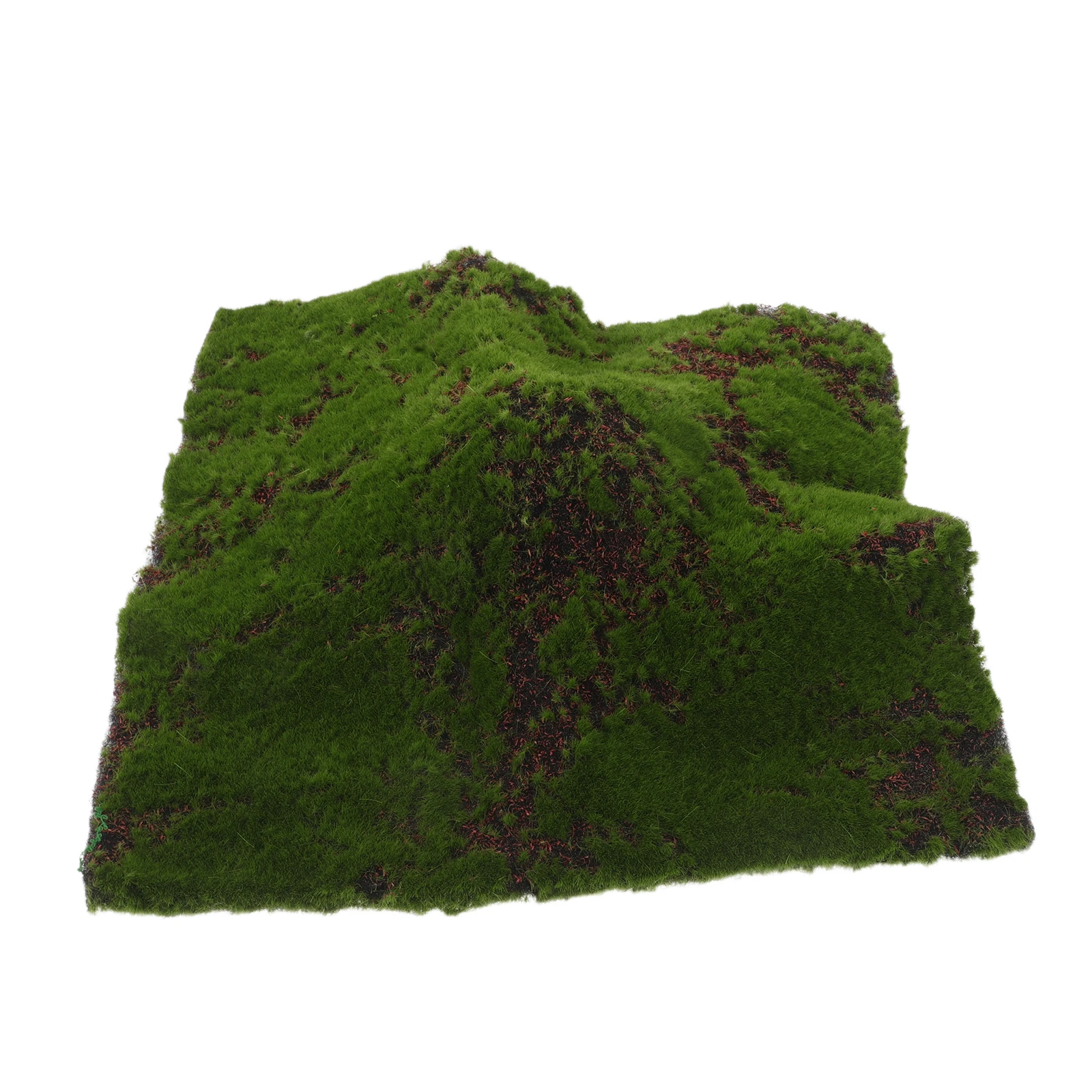 

Simulation Artificial Moss Mat 11.8x11.8 Inch Fake Moss Carpet Realistic Grass Rug for Wedding Backyard Balcony