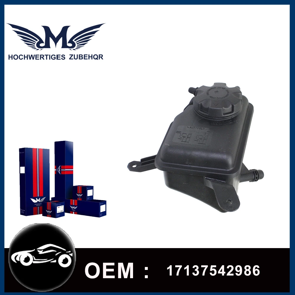 

M Brand Coolant Expansion Tank Radiator Auxiliary Kettle #17137542986 For BMW 5 6 Series E60 E61 E63 E64 Replacement Parts