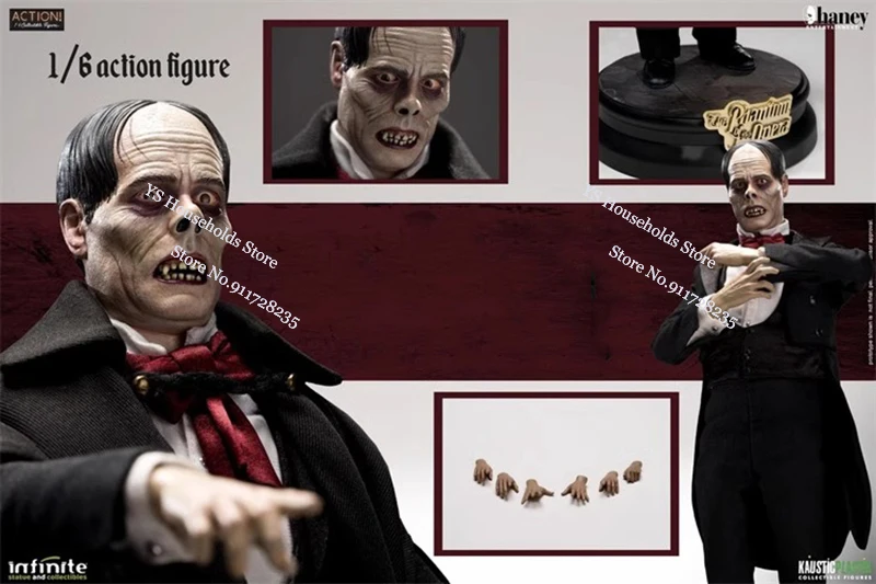 Oneindige Standaard Versie 1/6 Collectible Lon Chaney Action Figure Muzikale Opera Film Delicate 12 "Man Beeldje Model Geschenken