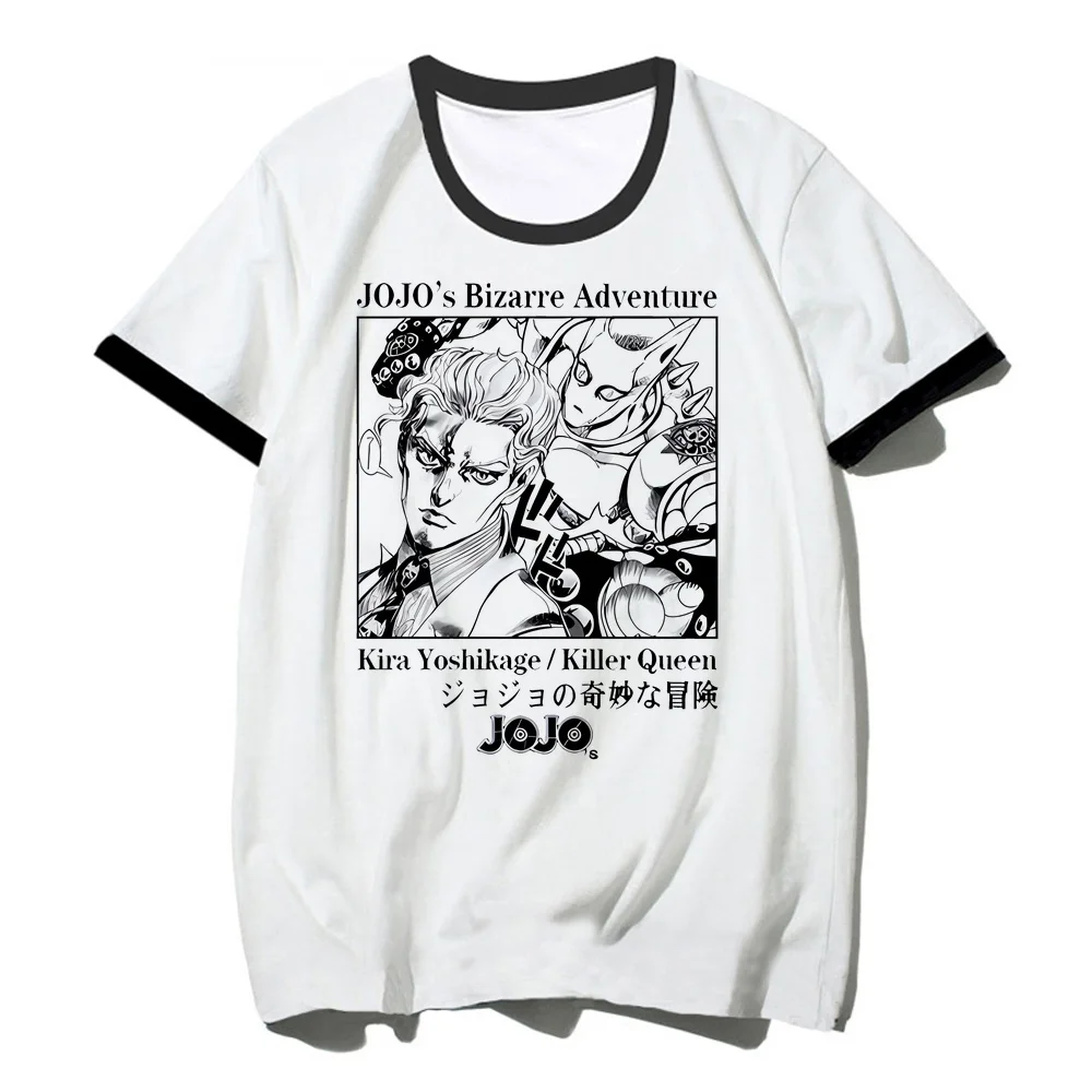 Jojo Bizarre Adventure t-shirt shoujo manga harajuku clearance sales tshirt Retro korean fashion graphic gothic 2000s