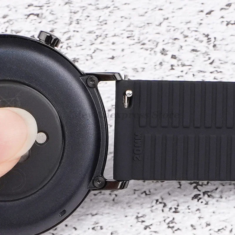 18mm/20mm/22mm/24mm Soft Silicone Watch Strap Quick Release Watchband for Huami for Huawei Watch Gt5/Gt4/Gt3 Smartwatch Bracelet image 3