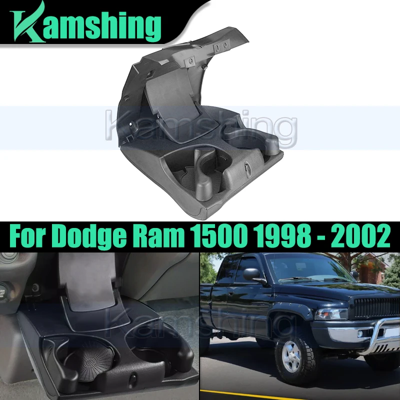 

Car Center Console Cup Holder For Dodge Ram 1500 1998-2002 Instrument Panel Water Cup Holder 5FR421AZAE