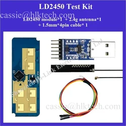 Hi-Link Factory HLK-LD2450 kit New Small Size 5V 120mA 24G Smart Home Motion Target Tracking Radar Sensor Module Kit