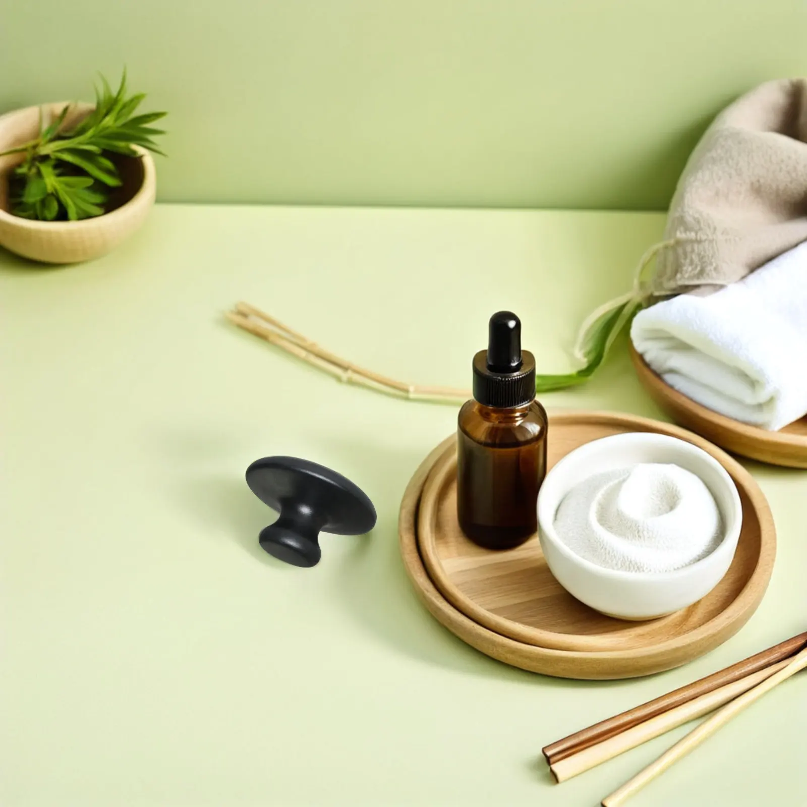 

Массажер из камня для снятия мышечного напряжения и улучшения кровообращения, портативное устройство для массажа в форме гриба для снятия боли в спине, плечах и шее