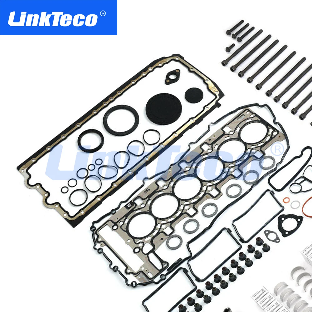 Engine Overhaul Rebuilding Set Fit 3.0 L For BMW 535i X5 X6 F30 F32 F25 F10 F15 E71 N55B30 3.0L L6 GAS DOHC