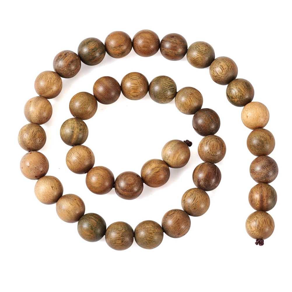 5 Strands Natural Sandalwood Beads Smooth Round Wood Loose Beads 4mm 6mm 8mm 10mm for For Jewelry Making Diy Necklace Bracelet