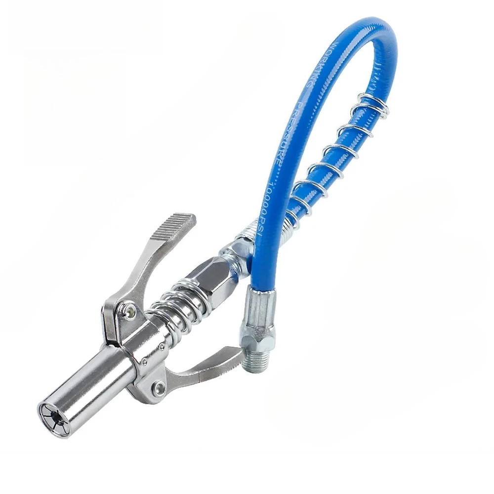 10000PSI Double Handle High Pressure Locking Grease Fitting,I/8 NPT Oil Pump Quick Release Grease Coupler,Repair Tool,Grease Gun