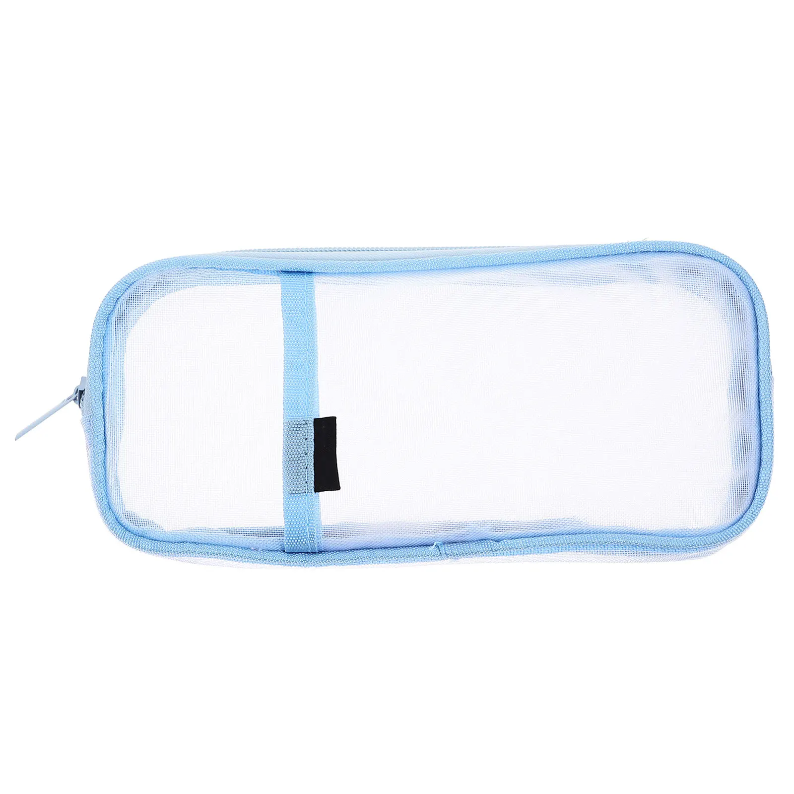 

Large Capacity Bag Stationery Organizer Storage Pouch For School Office Travel Zipper Case Mesh Pen Pouch Clear Pencil