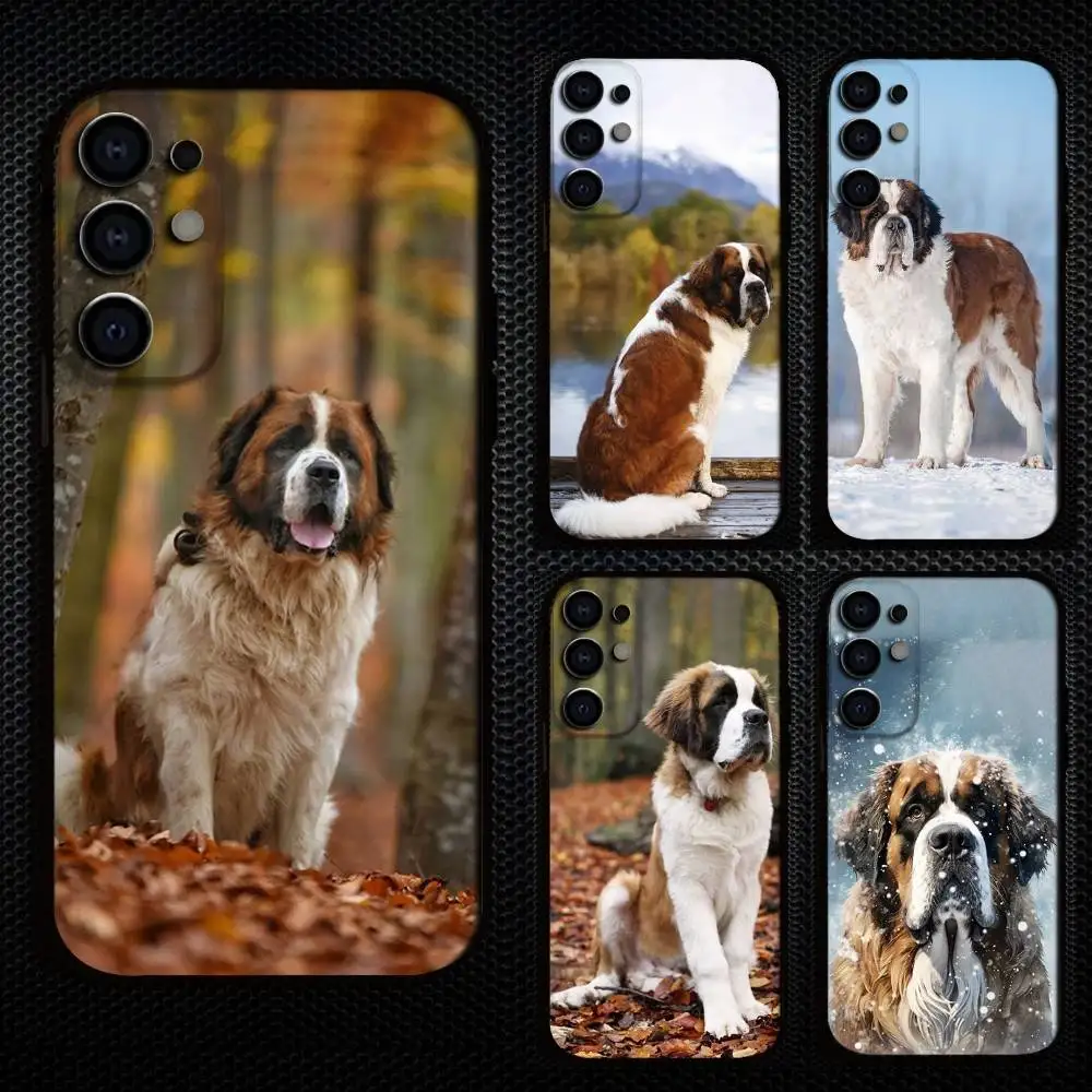 

Saint Bernard Moscow Watchdog Phone Case For Samsung S25,S24,S21,S22,S23,S30,Ultra,S20,Plus,Fe,Lite,Note,10,9,5G Black Cover