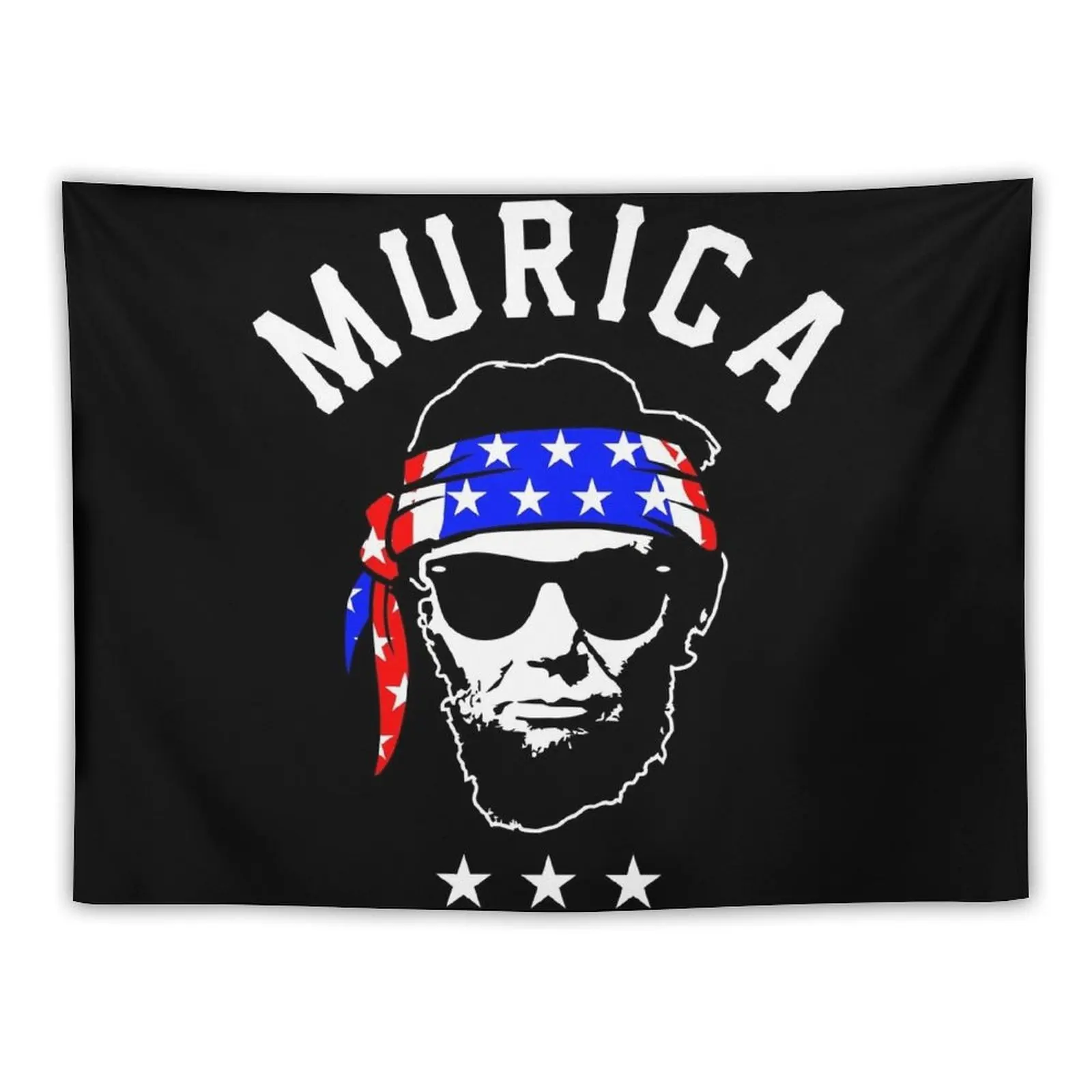 Murica Funny Abe Lincoln USA Bandana 4th of July America Tapestry Home Decorations Aesthetic Room Decor For Girls Tapestry