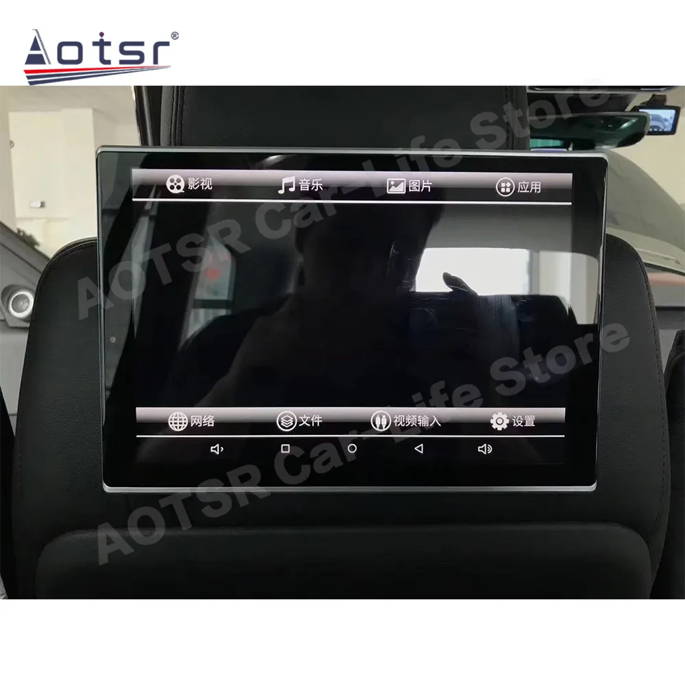 Headrest Seat Display Monitor HDMI Car USB Player For Land Rover Touch Screen Multimedia Bluetooth Video Entertainment Passenger