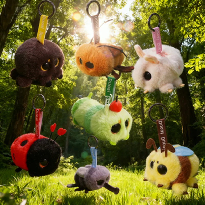Rich and interesting insect pendants Plush Toy Mobile phone pendant keychain decoration For Boys And Girls Birthday Gift