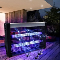 Joyinled Rechargeable Wall-Mounted Mosquito Killer, UV Electric Insect Zapper for Indoor & Outdoor, Noiseless Pest Control Lamp