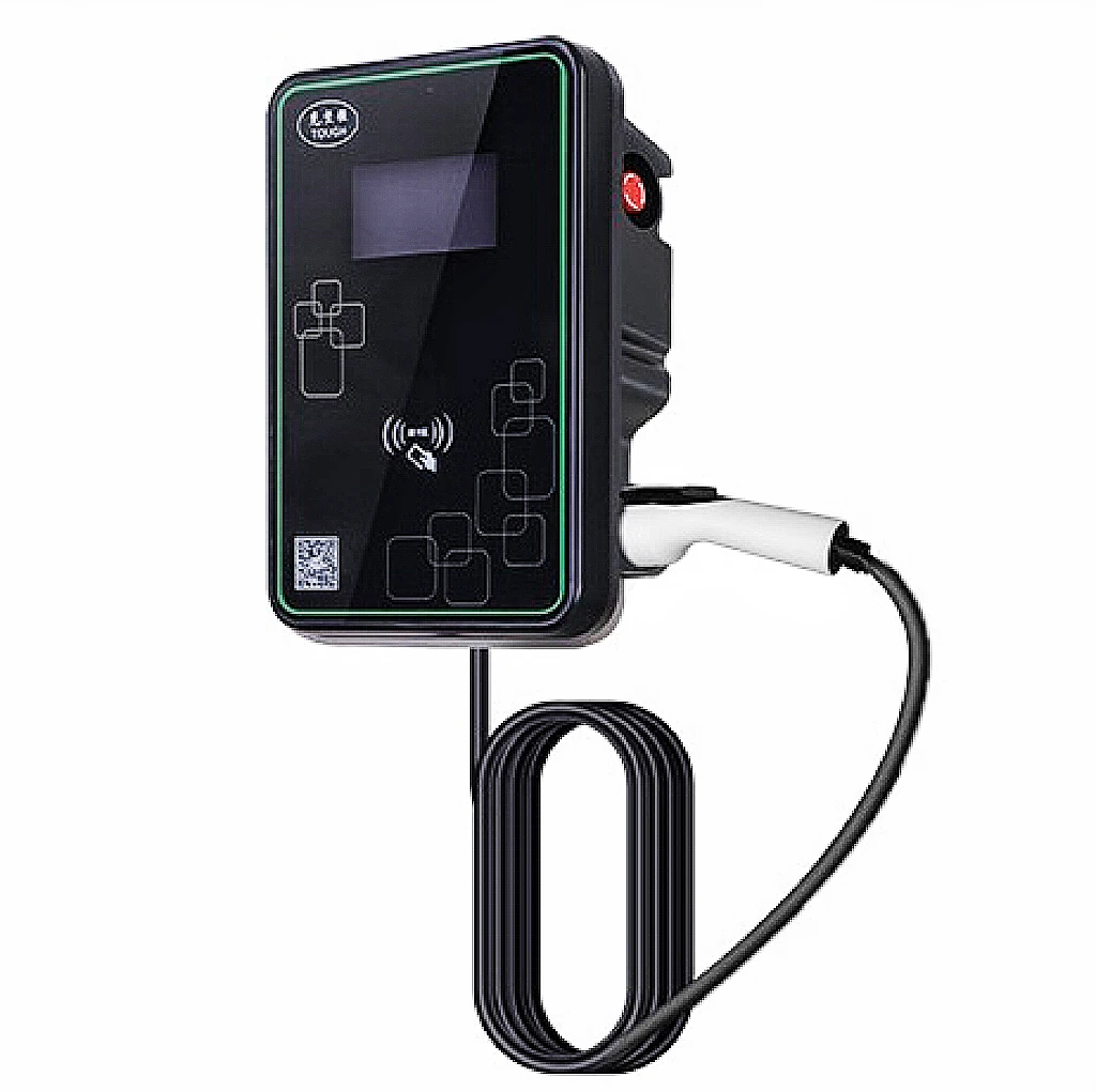 New AC 7kW Home Use Wall-Mounted EV Charger Post With GB Interface