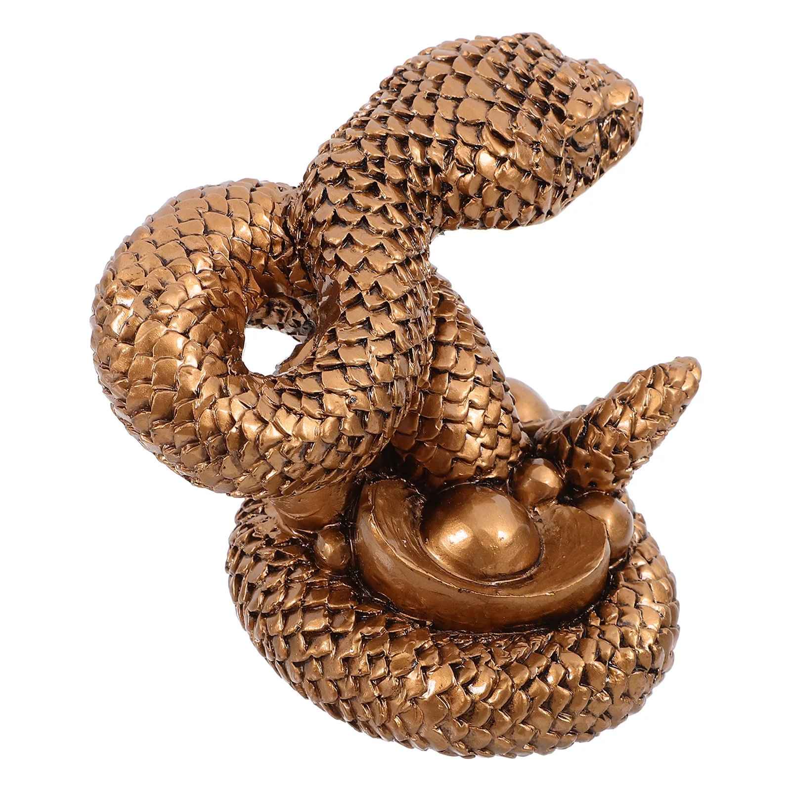 

Snake Ingot Ornaments Resin Craft Decor Realistic Statue Figurine Vivid Home Office Decorative Sculpture Animal Shape Crafts