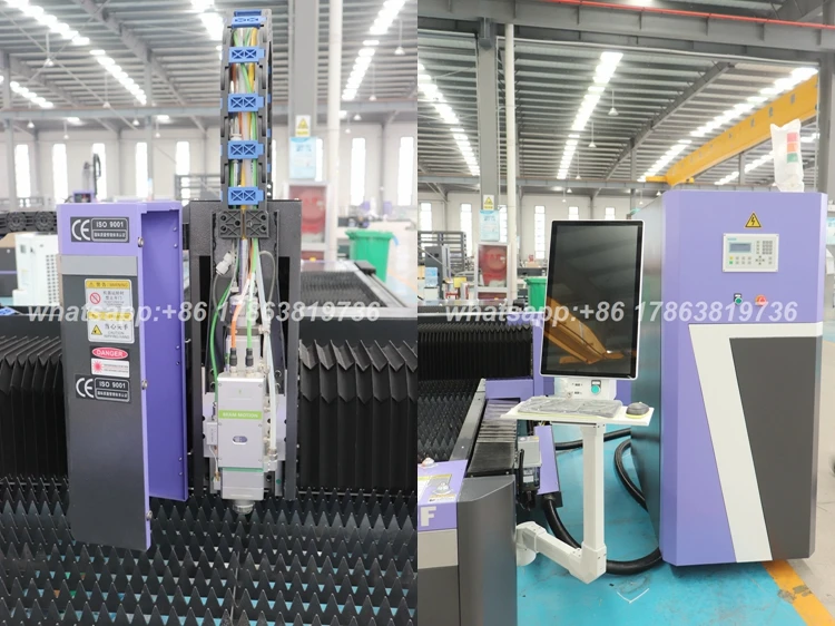 2000W 3000W 6KW 1530 2040 CNC Fiber Laser Cutting Machine Cutter For Metal Steel Iron Aluminum Sheet