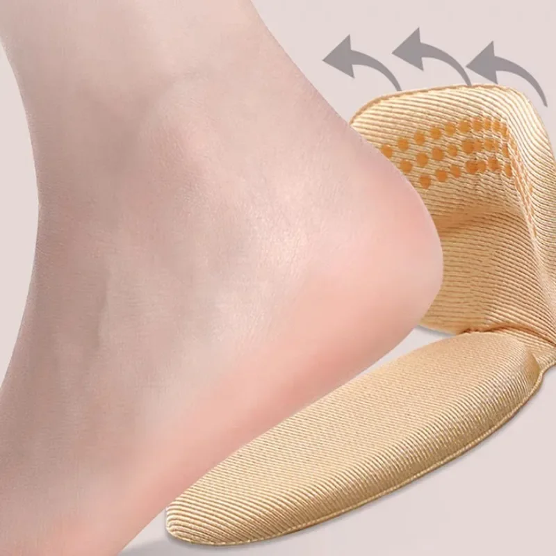 Women Reduce Pain Inserts Wear Resistant High Heels Back Sticker Foot Care Pad Adhesive Insole Heel Cushion Adjustable Patch