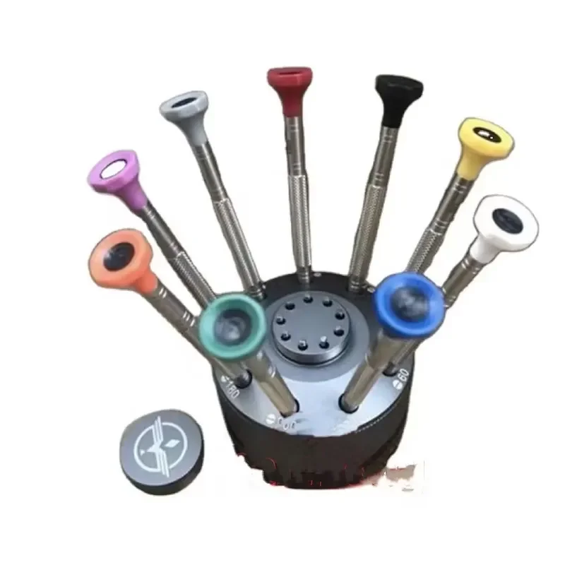 for Watch Repair Tool Screwdriver Set of Nine with Mounting Base and Flat Head Driver