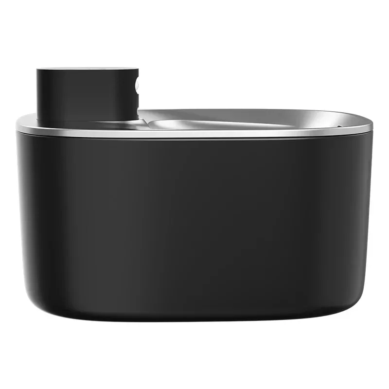 

A Stainless Steel Cat Drinking Fountain Chargeable Wireless Cat Water Dispenser