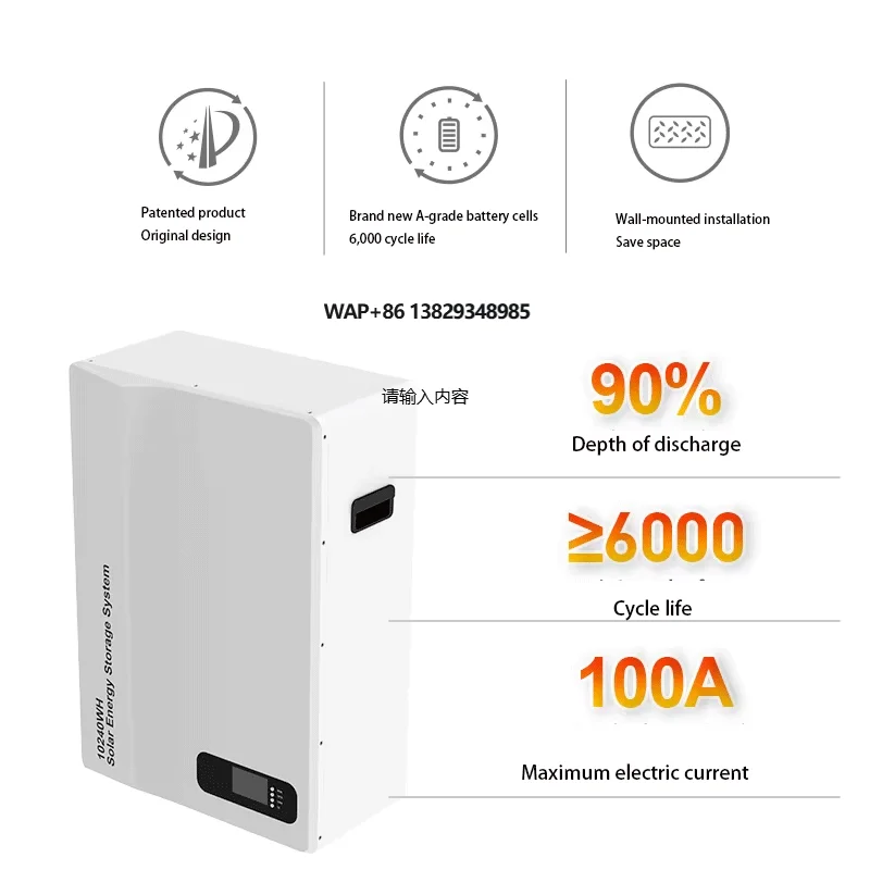 

Factory Direct SUNC SC Offense 51.2V Wall-mounted Home Photovoltaic Energy Storage Integrated Machine LiFePO4 Lithium CAN