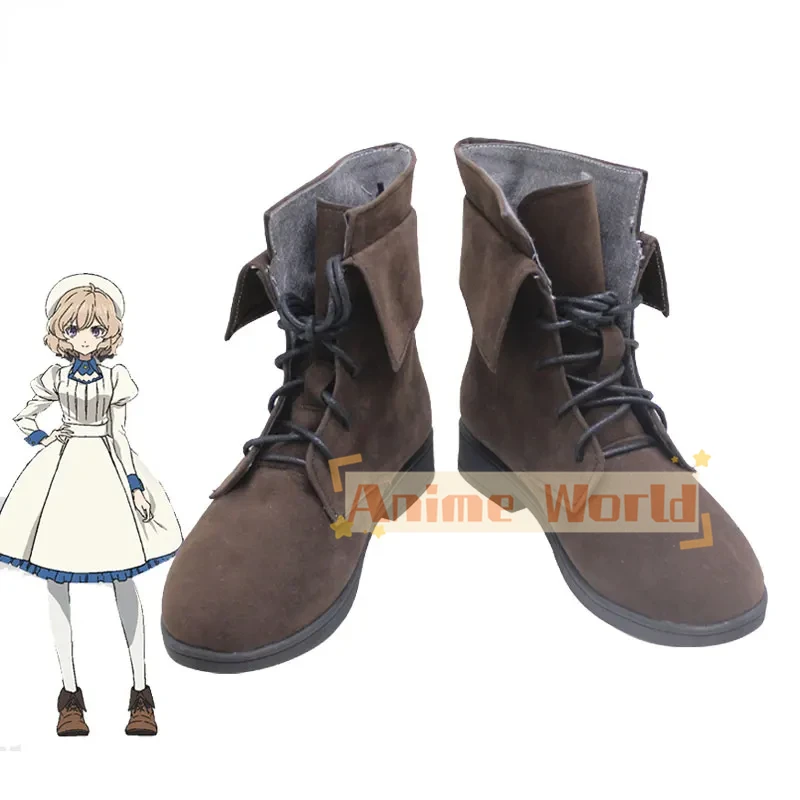 Anime In/Spectre Iwanaga Kotoko Cosplay Shoes PU Leather Shoes Halloween Carnival Boots Cosplay Prop Custom Made