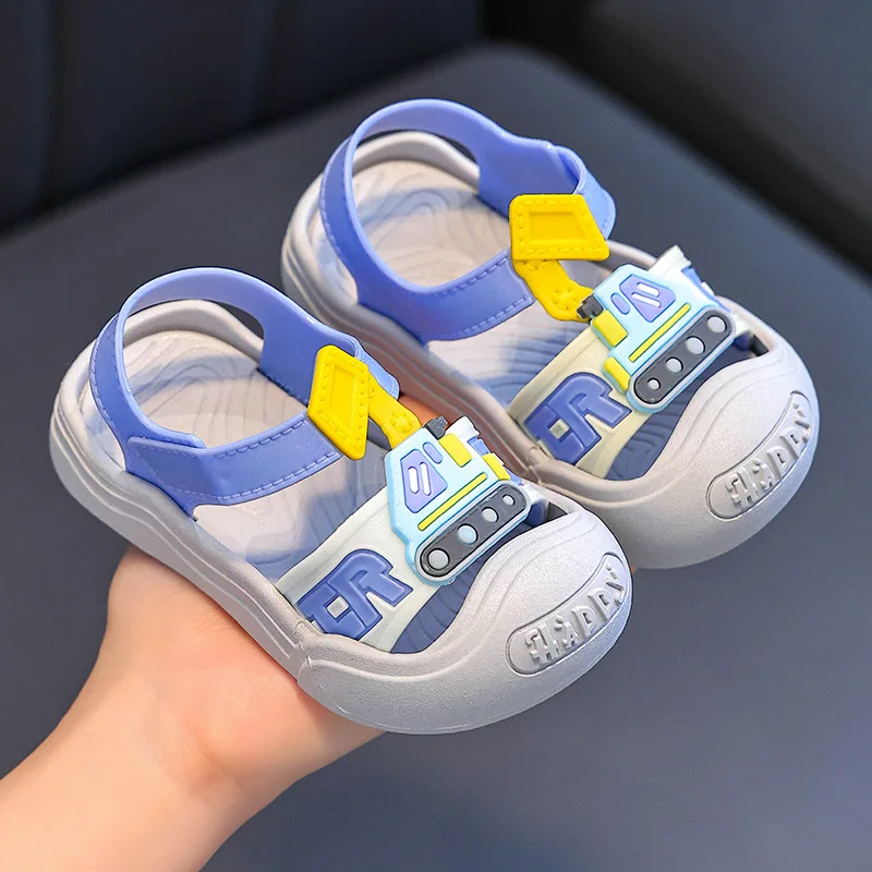 Children's Sandals Summer New Boys' Sandals Soft Bottom Non slip Girls' Beach Shoes Fashion Boys' Shoe Lightweight Girls' Shoes