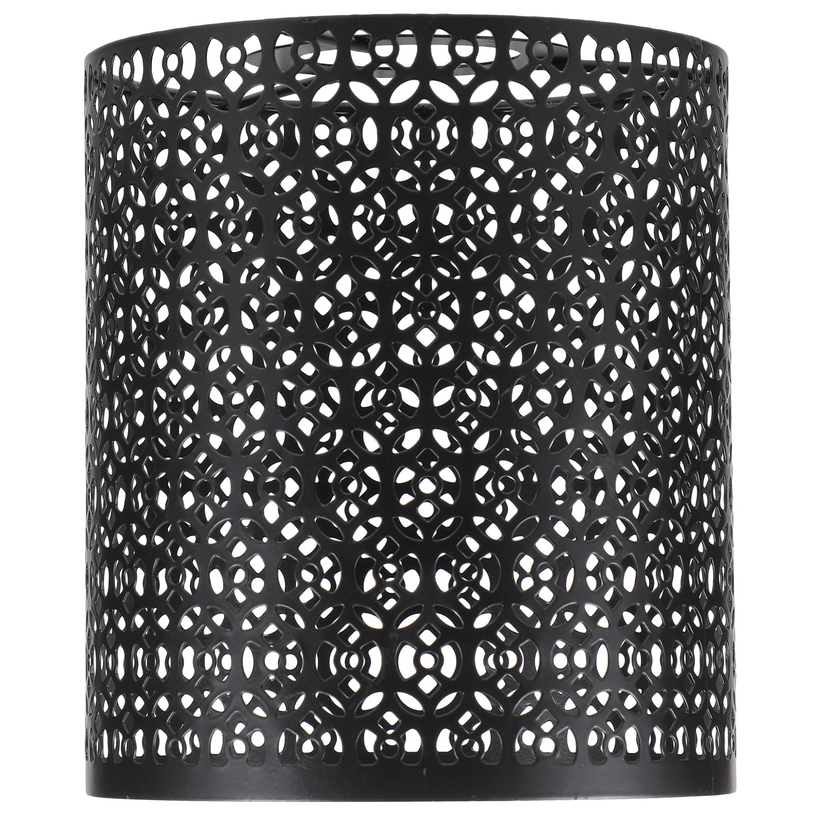 

Cylindrical Hollow-Out Iron Lamp Shade Metal Light Cover For Home Bar Hotel Decorative Ceiling Hanging Light Fixture Cover