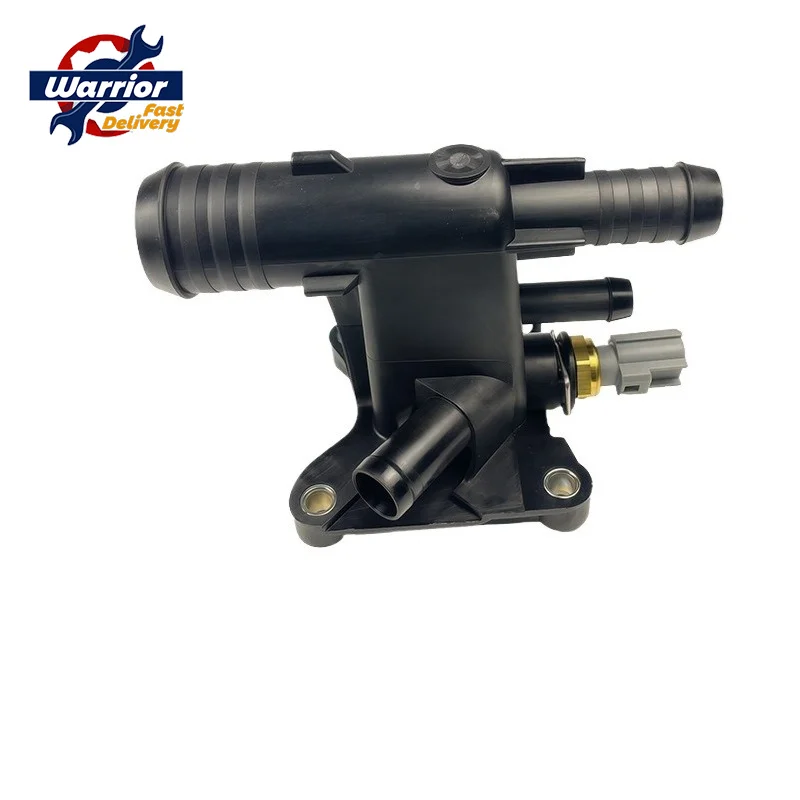 

OEM: LR038758 LR025564 New Engine Coolant Thermostat for Ford Edge Escape Explorer Focus Taurus 2.0 2.3 Water Outlet with Sensor