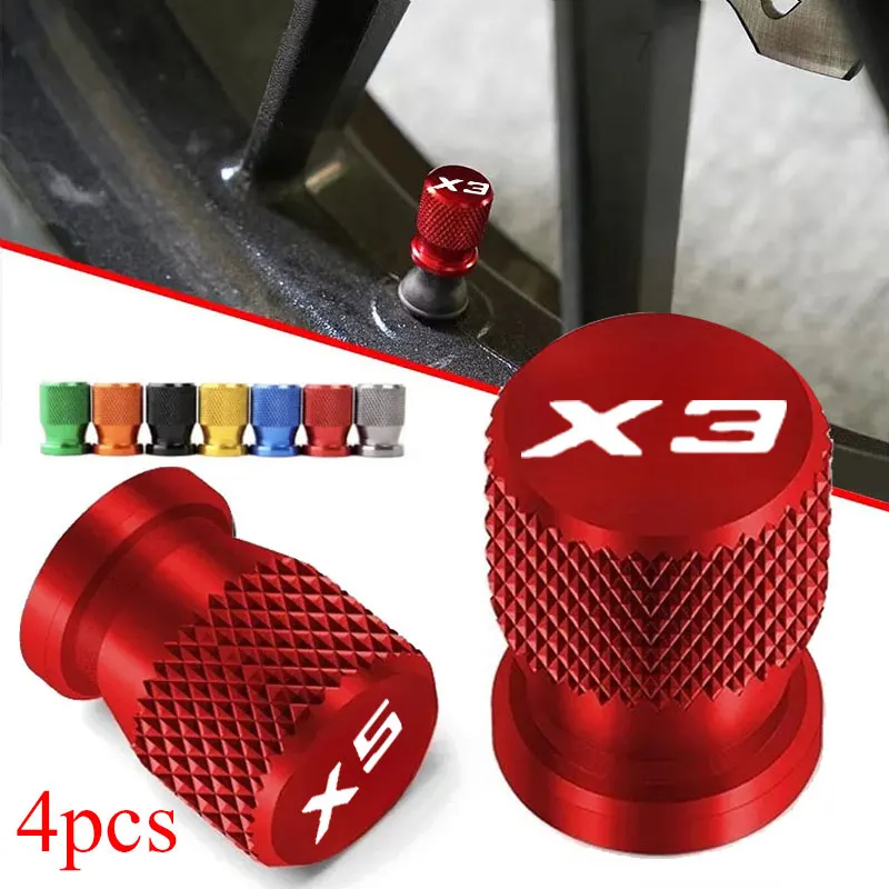 

4Pcs For BMW X1 X2 X3 X4 X5 X6 X7 Car Wheel Tire Valve Caps Tyre Stem Covers Airdust Waterproof