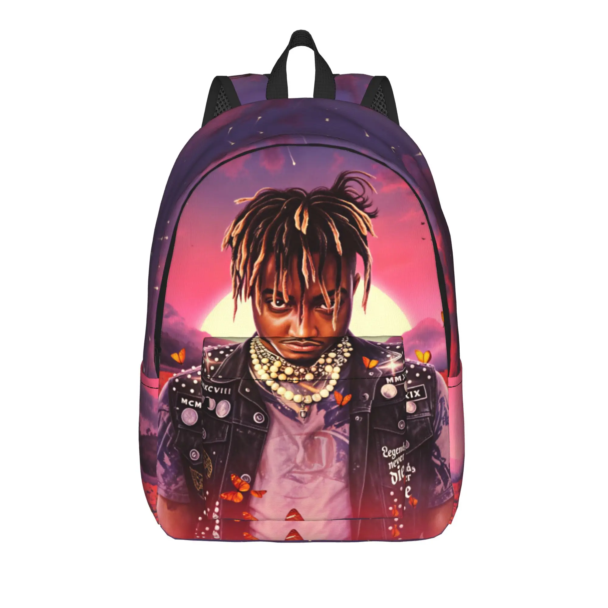 love  Juices Wrlds Backpack  Hiking Backpacks Unisex Leisure High School Bags Design Breathable Rucksack