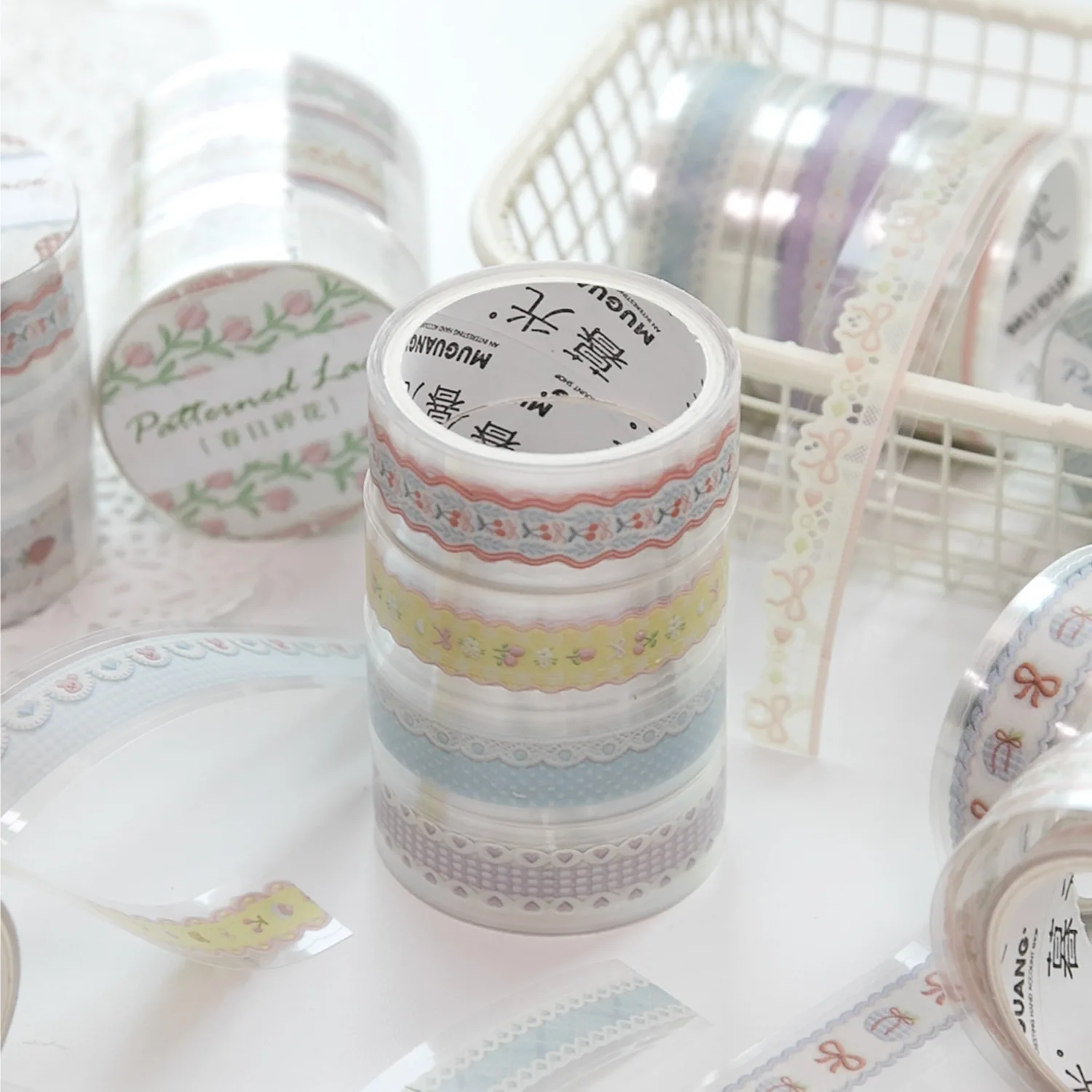 1pcs DIY Decoration Adhesive Tapes Japanese Weaving Dreams with Patterns Washi Tape Masking  stickers stationery