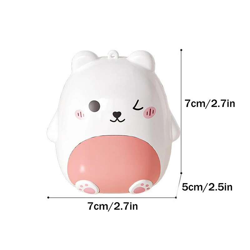 

Portable Double-layer Compartment Going Out Packed Separately Medicine Storage Plastic Pill Box Fashion Cute Cartoon Small Bear