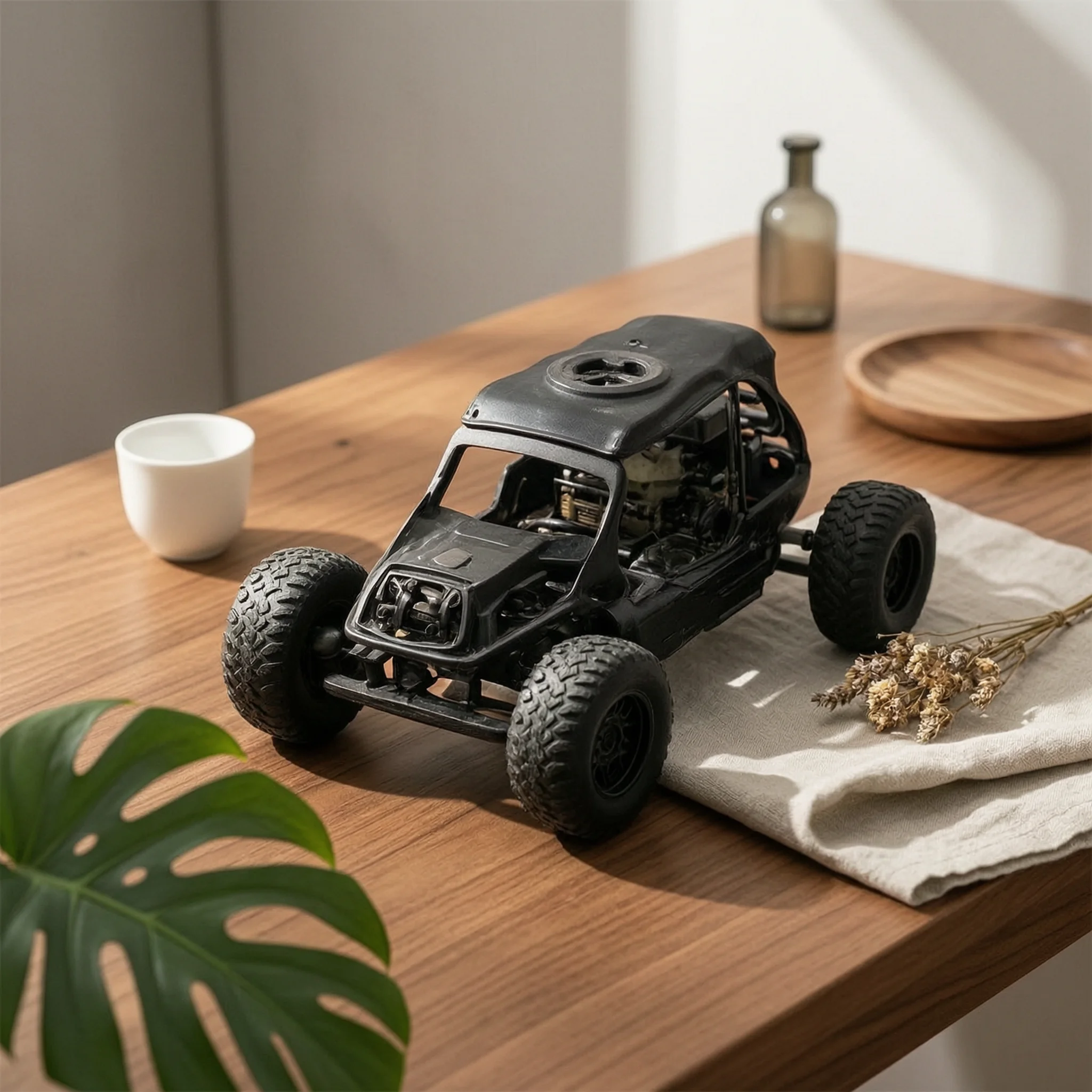 Gearbox Assembly with Gears Metal RC Car Gearbox RC Car Upgrade Kit Aluminum Alloy Hardware Long-Lasting for Builders