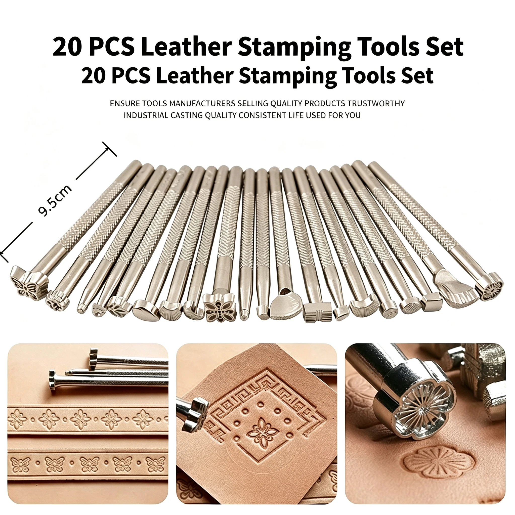 Leather Craft Tools Set, DIY L - Leatherwork Hand Sewing Needles recension och pris
