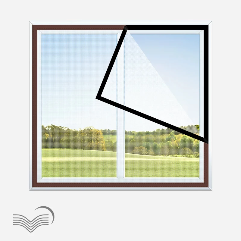 Window Anti-mosquito Screen Net Self-adhesive Breathable Bug Fly Proof Window Screen for Home Bedroom Balcony Window