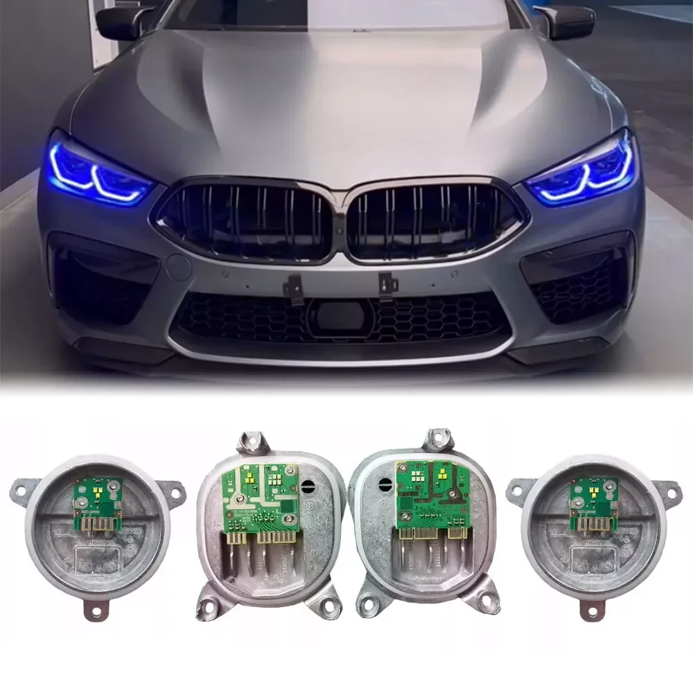 

Синий ангельский глаз DRL модули для 2019-2023 BMW 8 серии M8 G14 G15 F91 F92 G16 840i M850i дневные ходовые детали