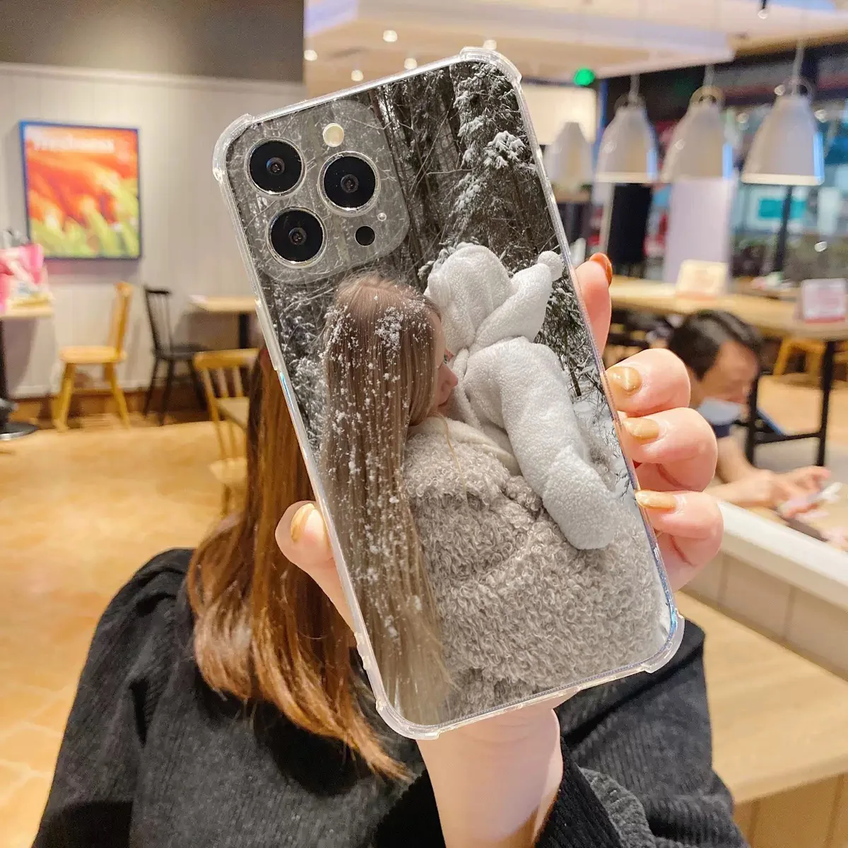 تخصيص الوالدين والطفل DIY صور غطاء من السيليكون آيفون 16 15 14 13 12 11 برو Xs ماكس 16e XR 7 8 6 6s زائد SE 2020 2022 غطاء #2