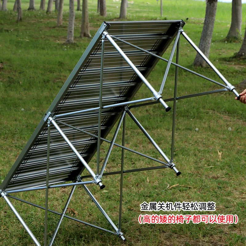 Mountain outdoor lifting table camping fishing folding widening