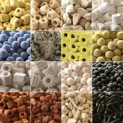 300G Aquarium Filter Media for Fish Tank Activated Carbon Ceramic Rings Bio Balls Water Filter Material Aquarium Accessories
