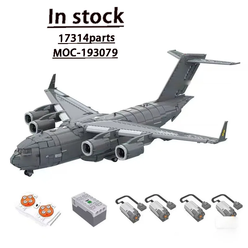 

MOC-193079 Urban High-Altitude Heavy Combat Aircraft Building Block Model 17,314parts Creative Boys Children's Birthday Toy Gift