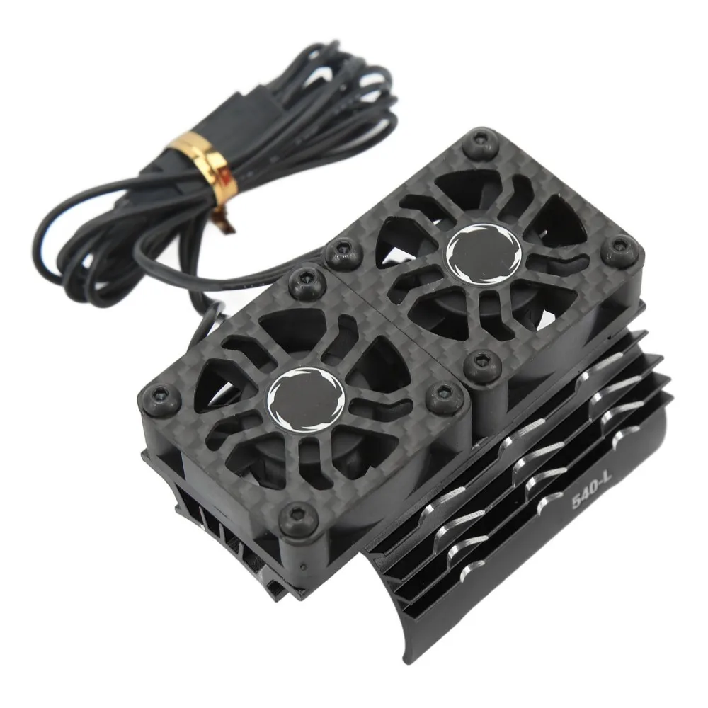 36mm RC Motor Fan Cooling Heatsink 8.4V Voltage 28000 RPM Motor Cooling Fan Dual Fan RC Car Dual Cooling Fans For RC Truck