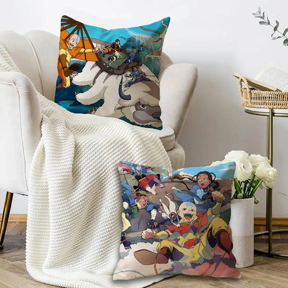 A-Avatar The Last Airbender Pillow Cushion Cover Pillowcase Living Room Sofa Home Decor Customized