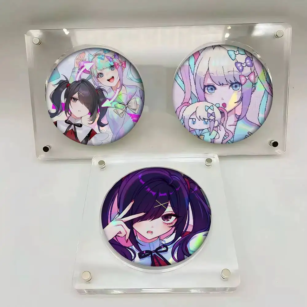 Game Anime Badge Needy Streamer Overload 32/44/MM Customizable Button Pins  Funny Creative Badge Jewelry Decor Gifts For Friends