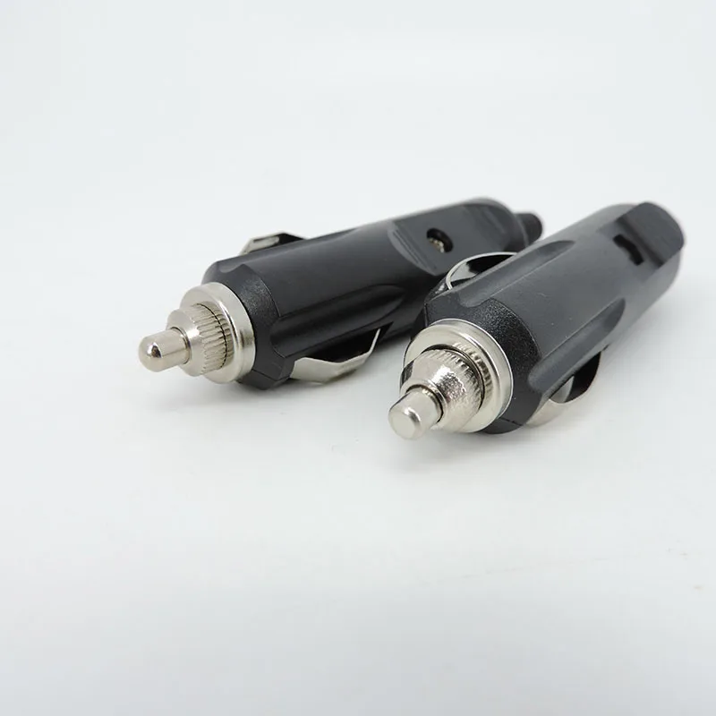 12V 5A 10A High Power Male Car Cigarette male Lighter power Socket Plug Connector head With LED Outlet Adapter for Automobile c1