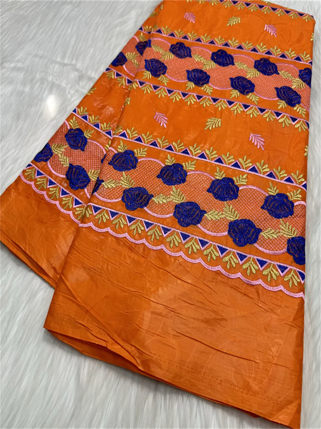 

Newest 5Yards Bazin Riche Brode 2026 Fabric For Dress Bazin Riche Fabric High Quality Lace African Lace Fabric Bazin Brocade