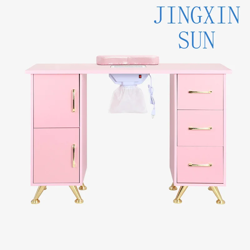 Wholesale professional manicure table cabinet 2 drawers 3 manicure table cabinet