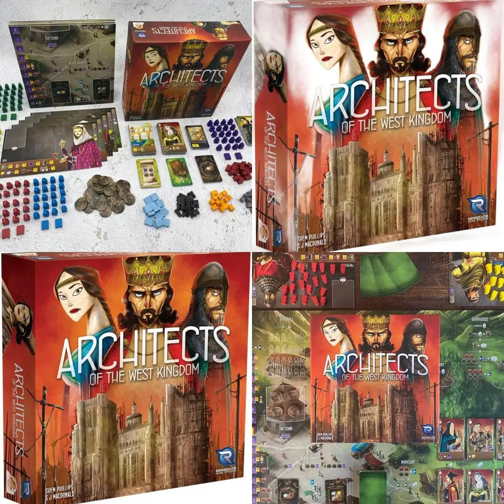 

West Kingdom Architects: A Strategy Board Game for 1-5 Players, Ages 12+