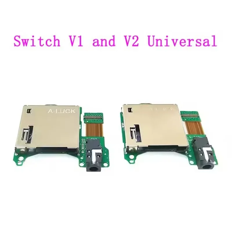 1piece for Nintendo Switch Audio Game Cartridge Micro SD Card Reader for NS V1 V2 Game Card Slot Replacement